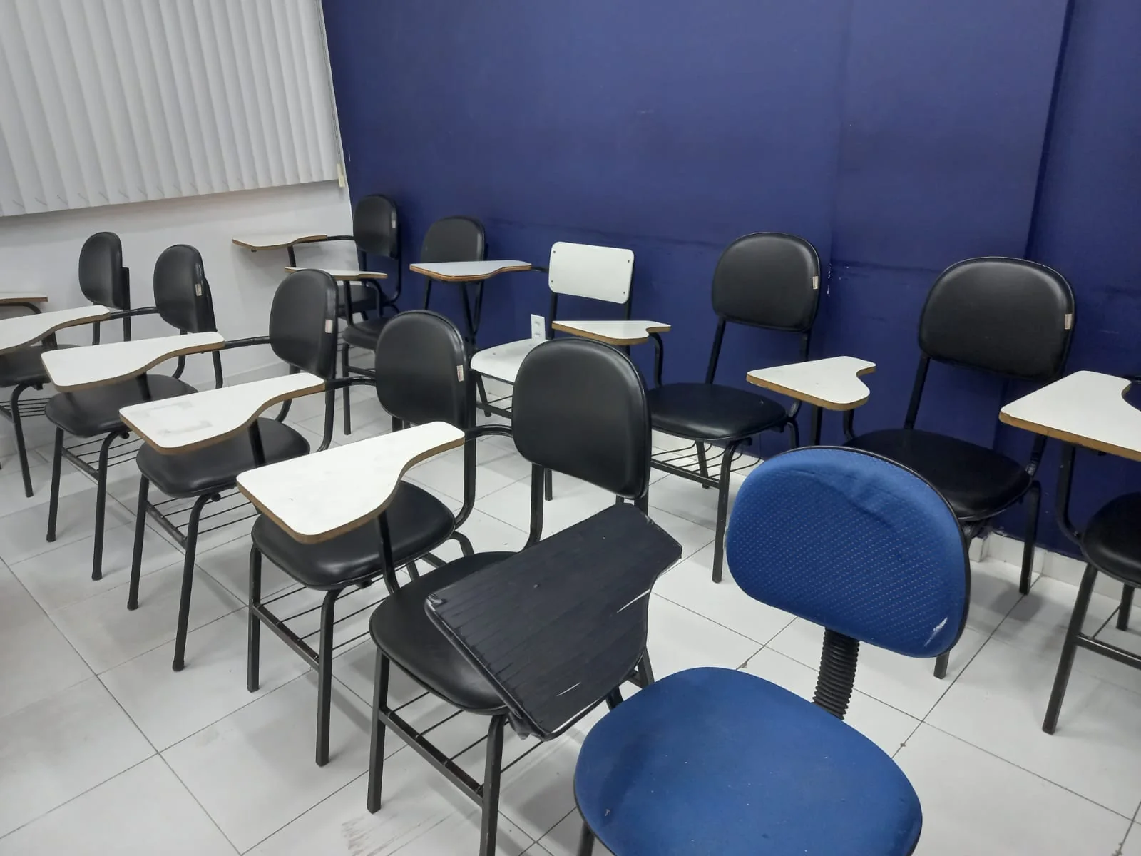 Sala da Salinha Méier preparada para uma turma